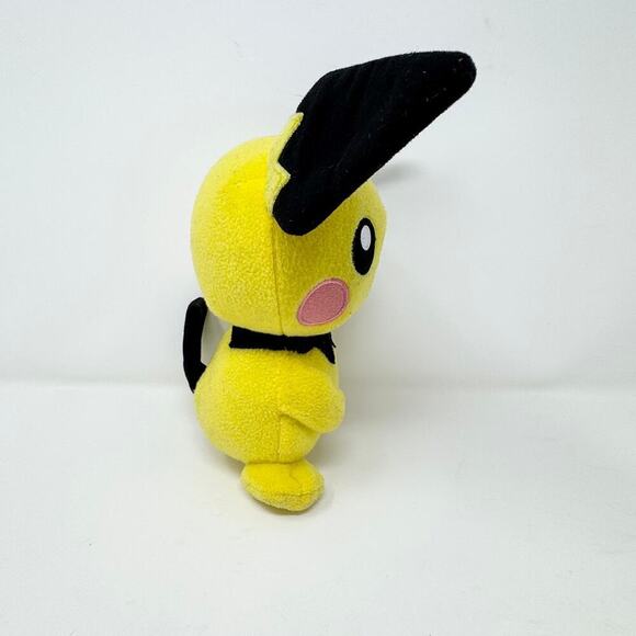 Tomy Pokemon Pichu Plush Yellow Black Nintendo 9" Plush Stuffed Animal Toy 2015 - Picture 6 of 12